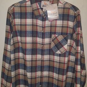 Field & Stream women's long sleeve flannel shirt